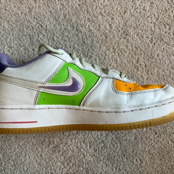 Nike Air Force 1 LV8 Shoes Size 7Y White Space Purple FD1035-100 - Picture 6 of 10